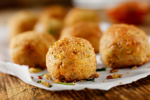 Rezept Frittierte K&auml;sekugeln
