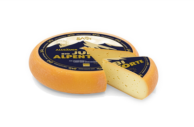 Auf dem Bild ist ein Käse mit der Bezeichnung 