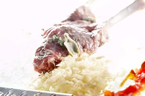 Rezept Allg&auml;uer Milchlamm unter der Goudakruste