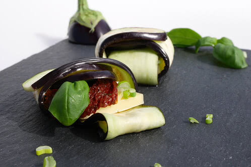 Rezept Gegrillte Auberginen-P&auml;ckchen